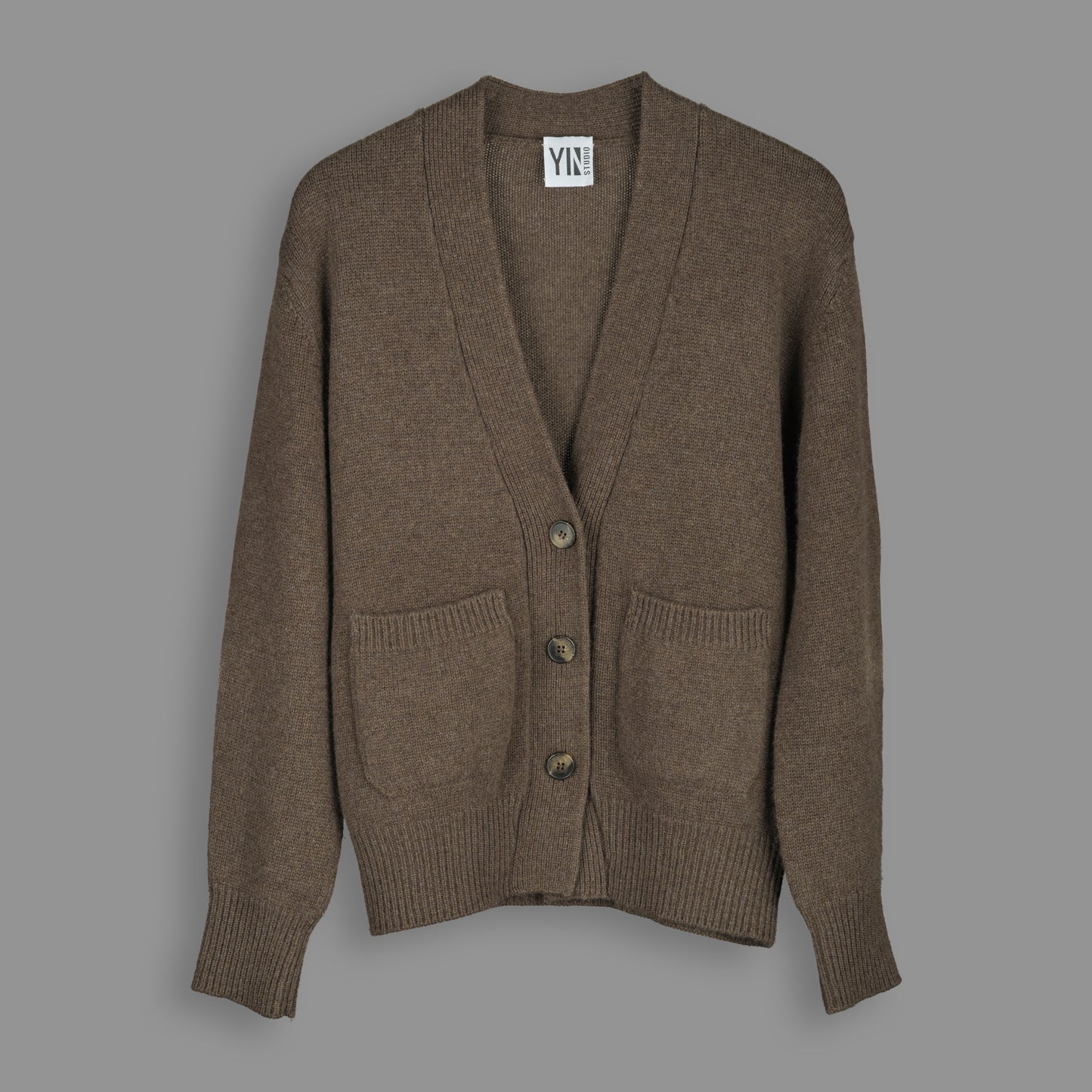 Cashmere Cardigan Brown