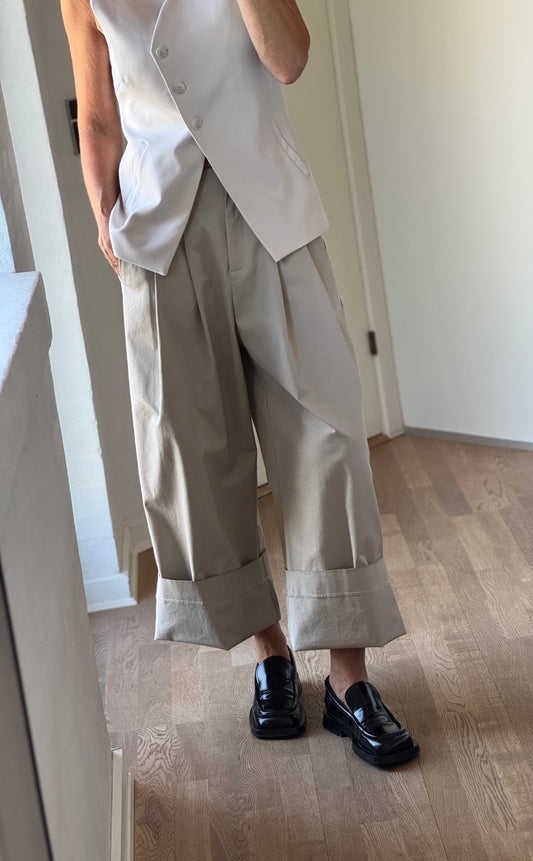 LouLou Cotton pants // Khaki