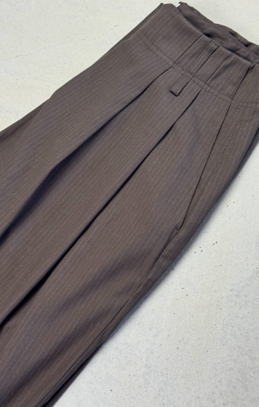 LouLou pants Brown Pinstripe