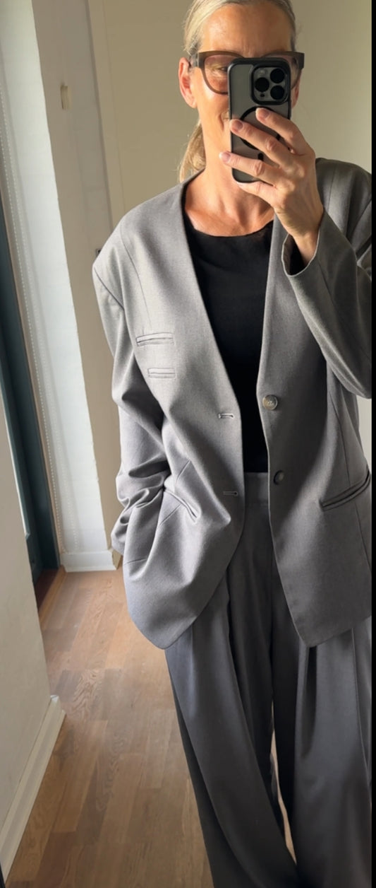 Cocoon Blazer Grey