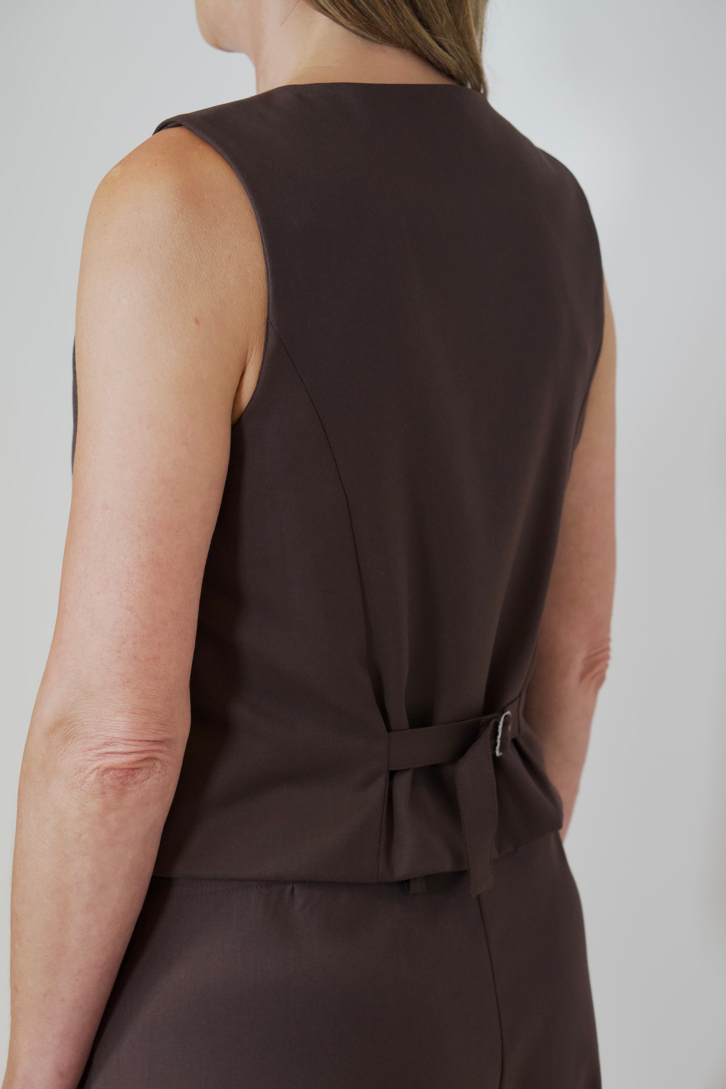 LUCCA vest Brown