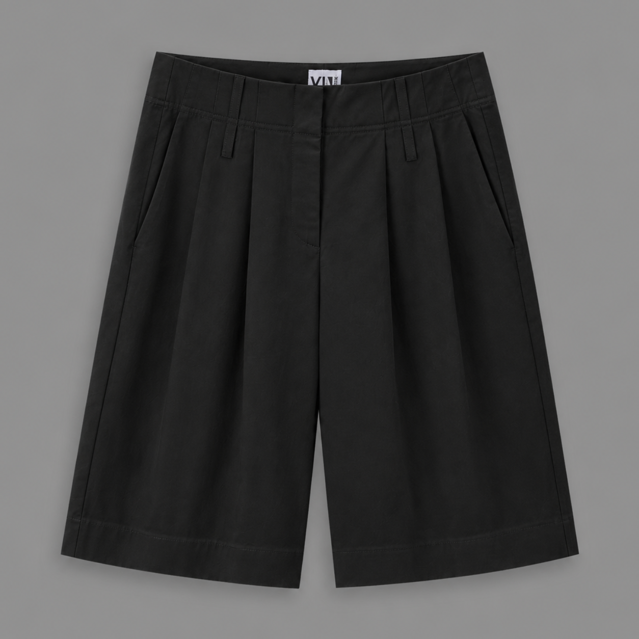LouLou Bermuda shorts, Cotton Black