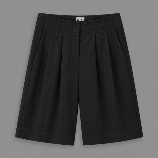 LouLou Bermuda shorts, Cotton Black