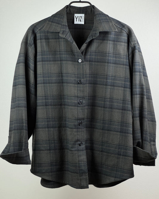 ENZO shirt Olive check No. Bala
