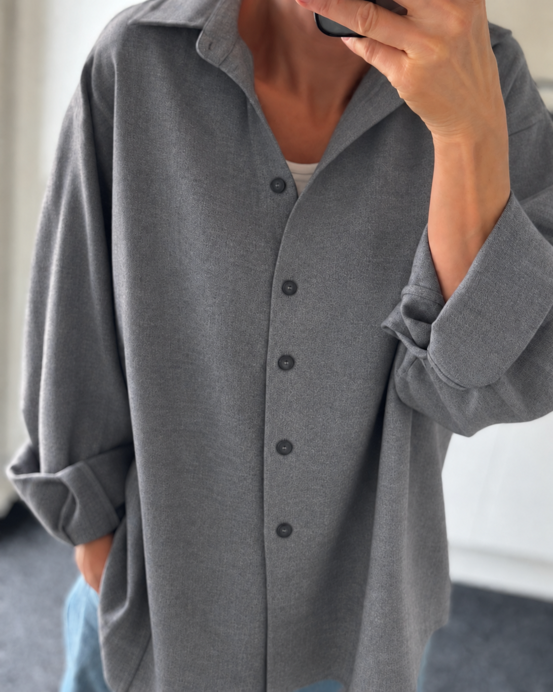 ENZO shirt / Grey