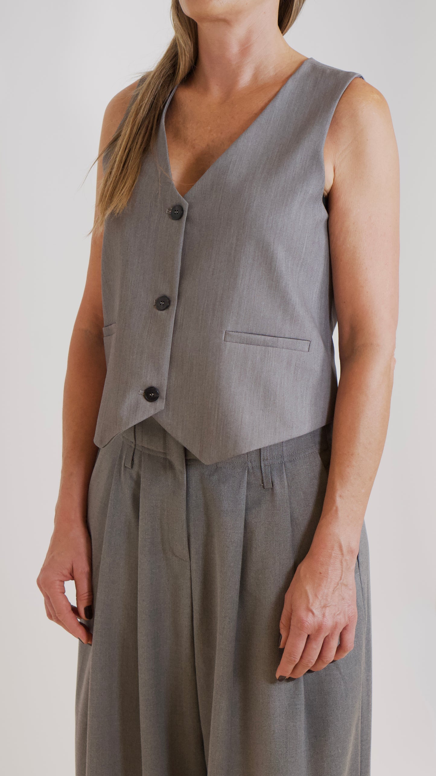 LUCCA vest Grey