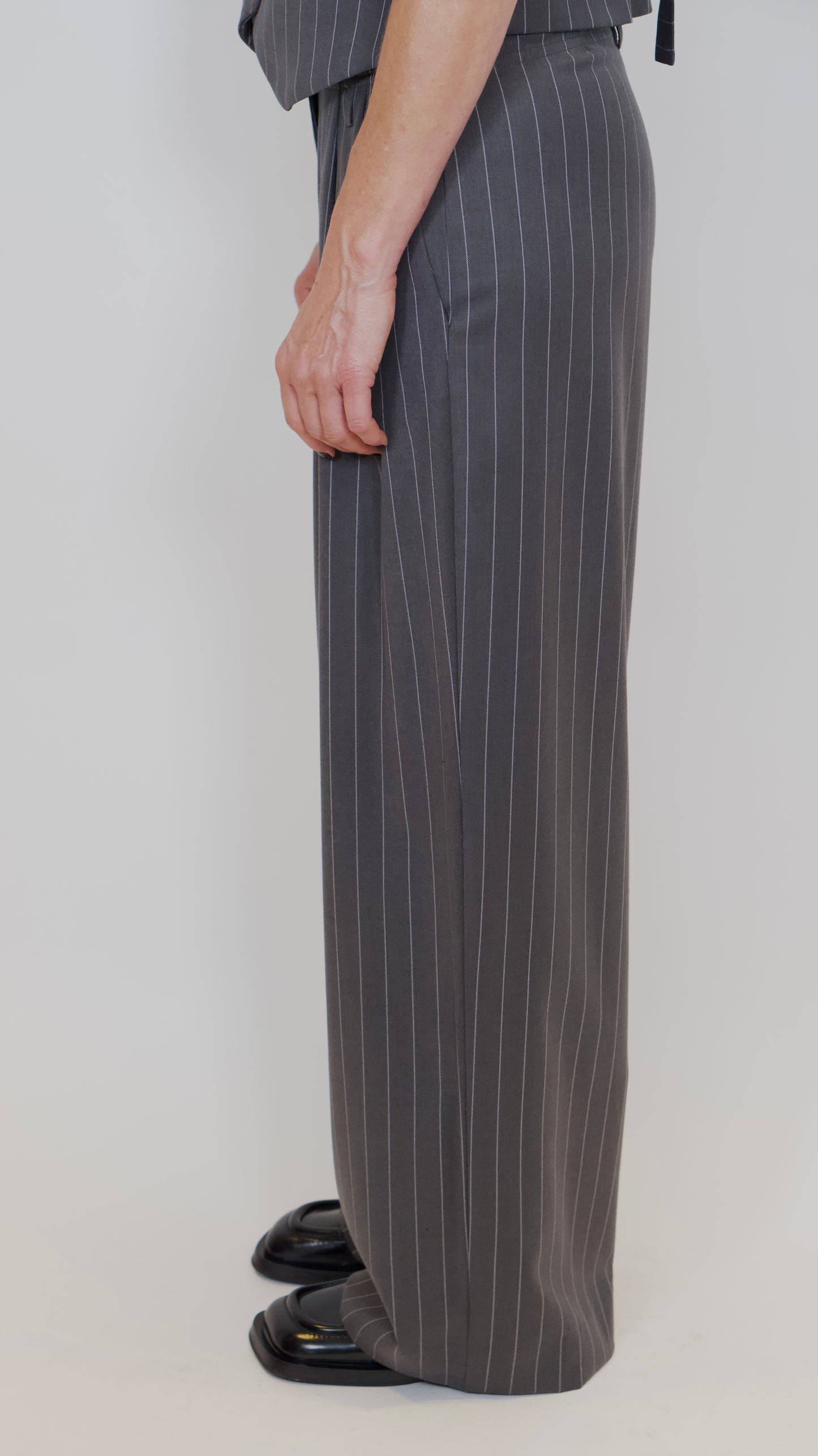 LouLou pants Grey Pinstripe