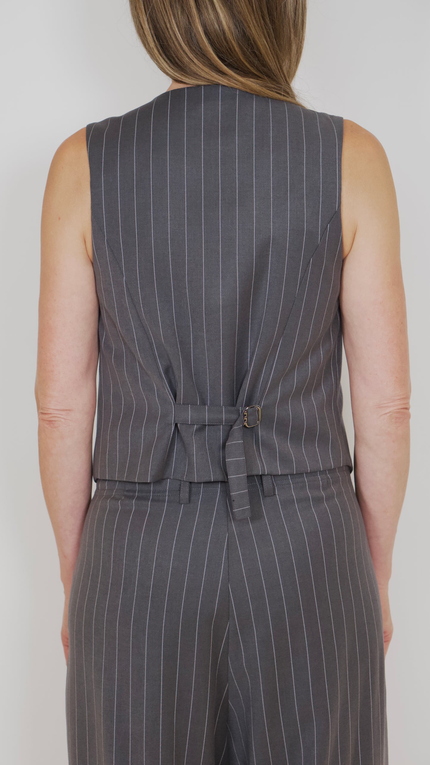 LouLou pants Grey Pinstripe