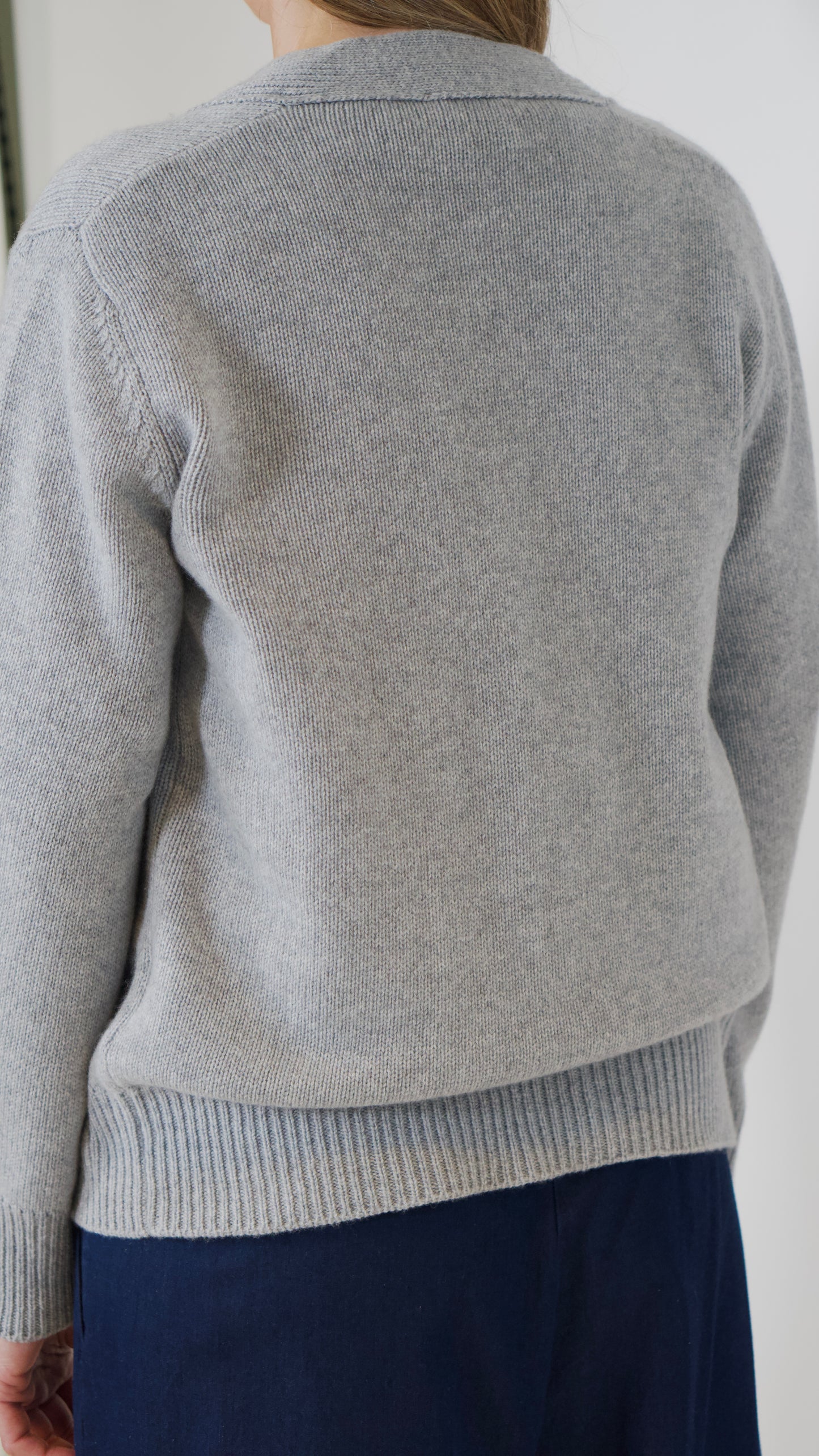 Cashmere Cardigan Grey