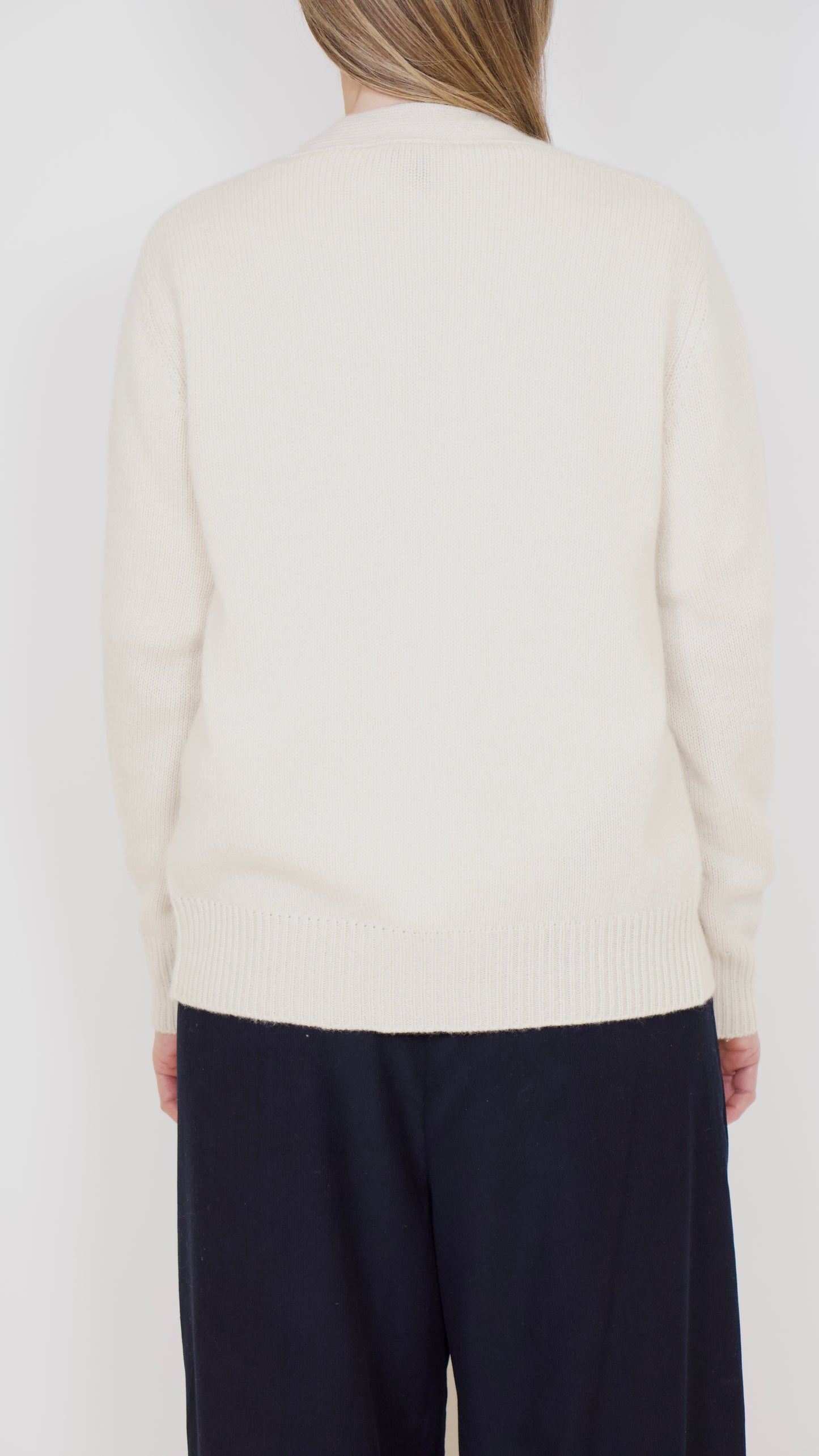 Cashmere Cardigan Ecru