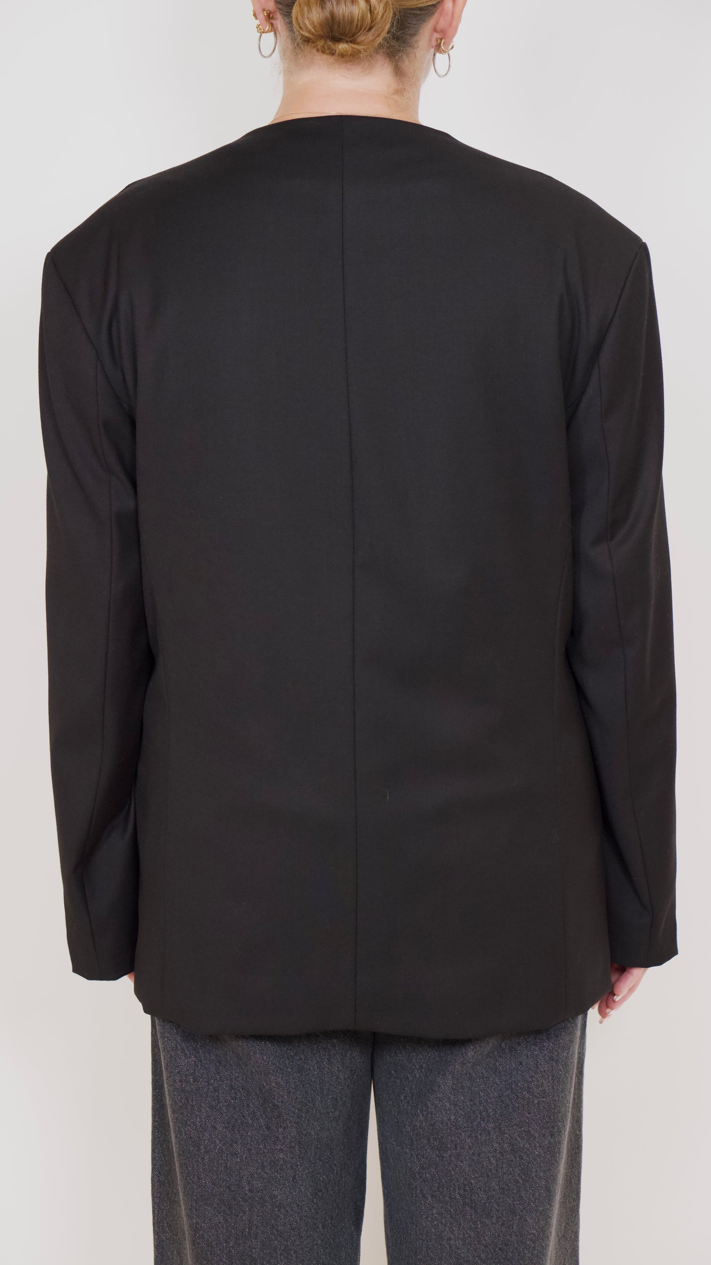 Cocoon Blazer Black