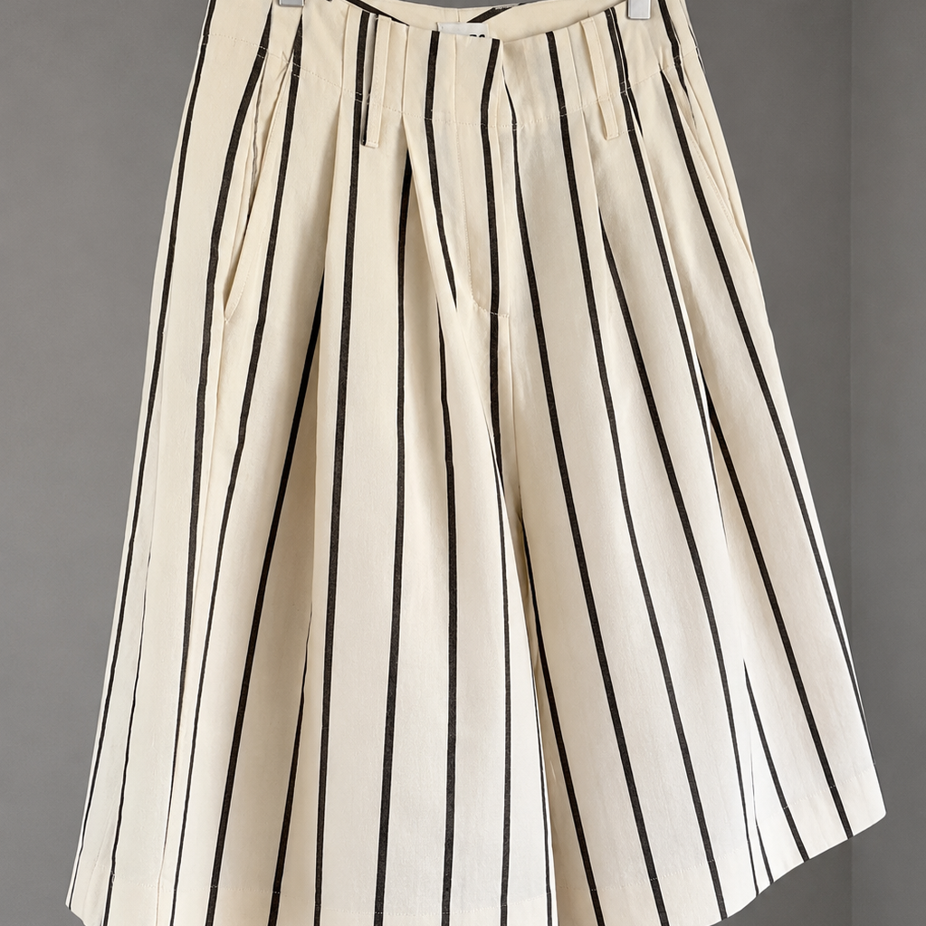 LouLou Bermuda shorts//stripe