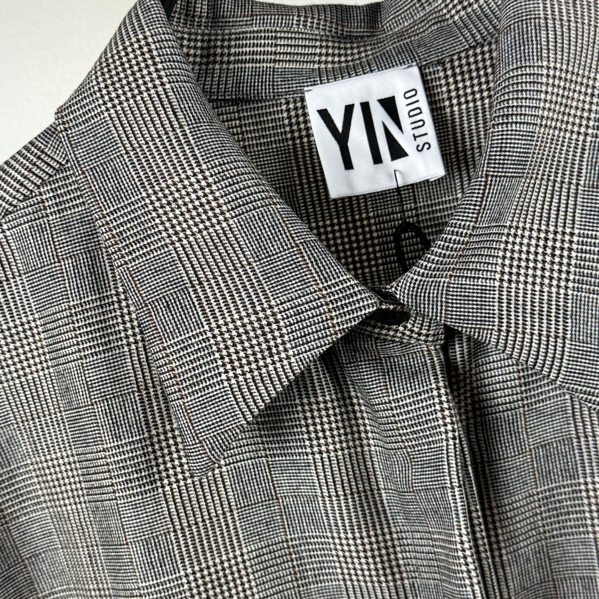 PLUTO shirt Black & White check