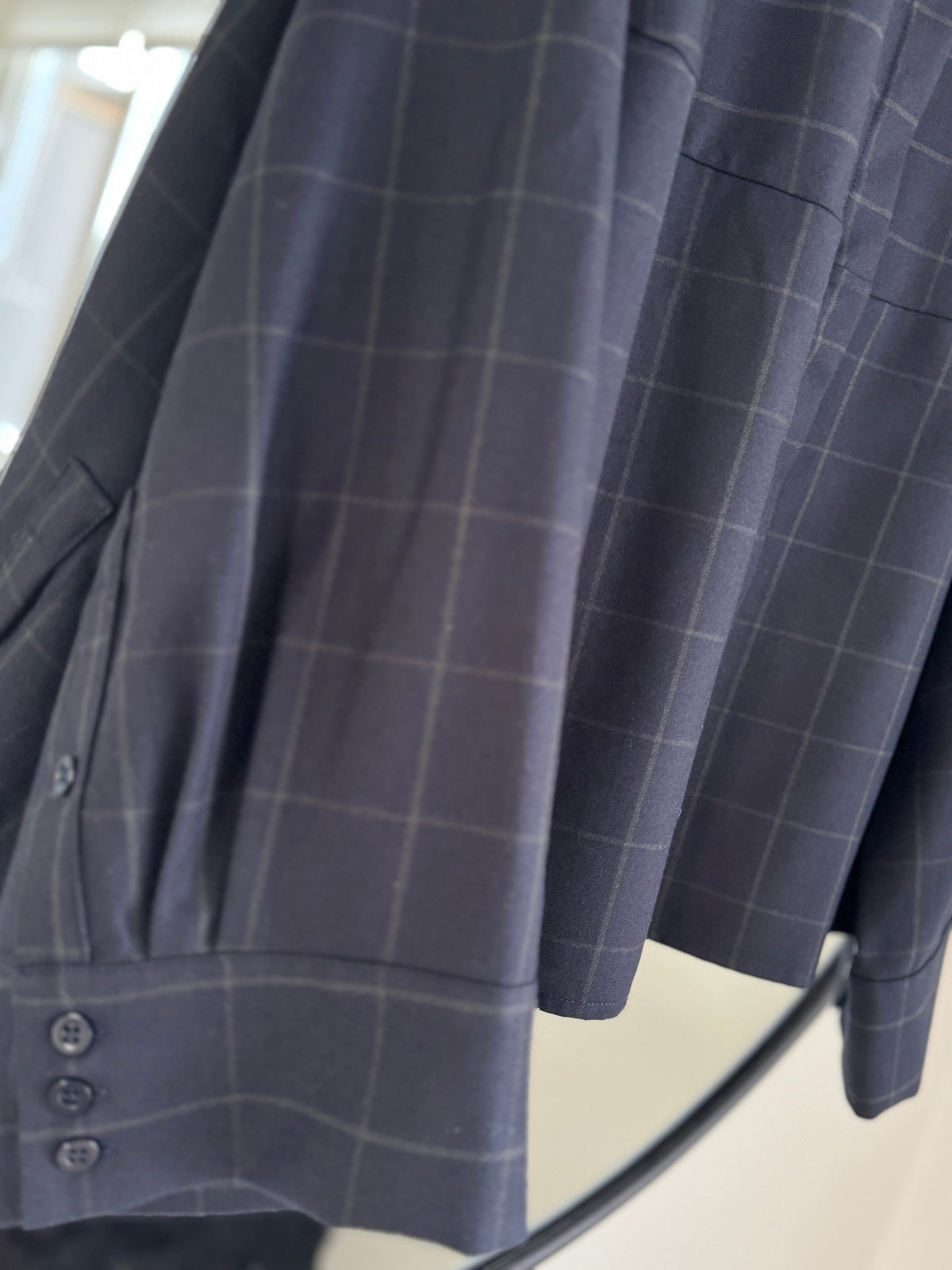 PLUTO shirt Navy check