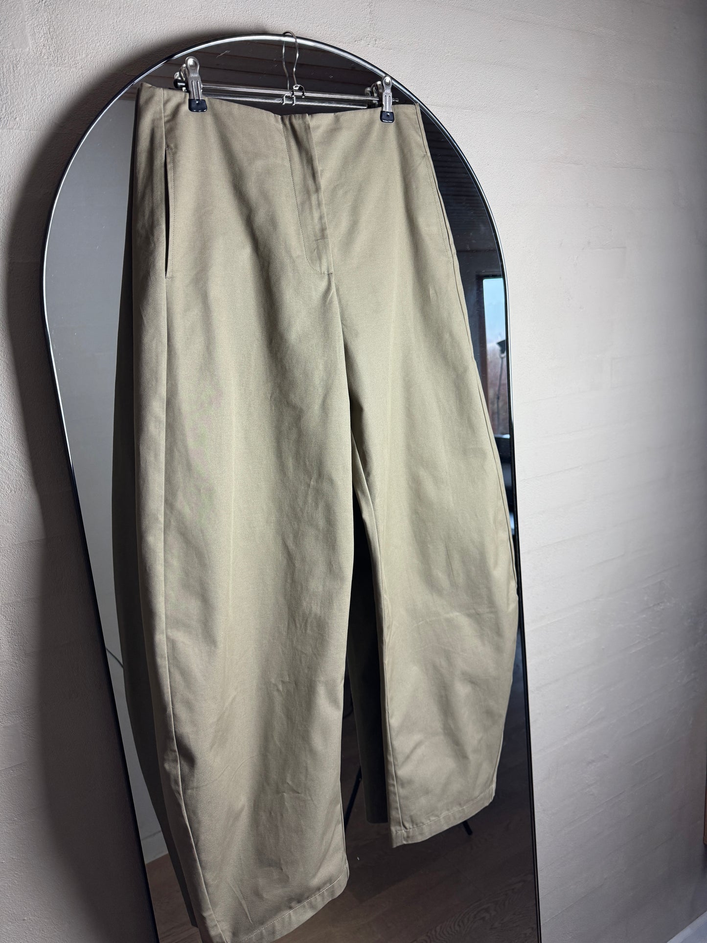 GEGO barrel pants Cotton Light Army