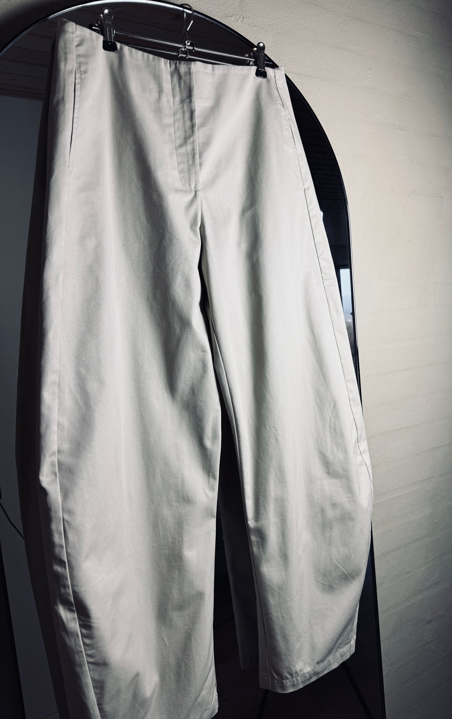 GEGO barrel pants Cotton Khaki