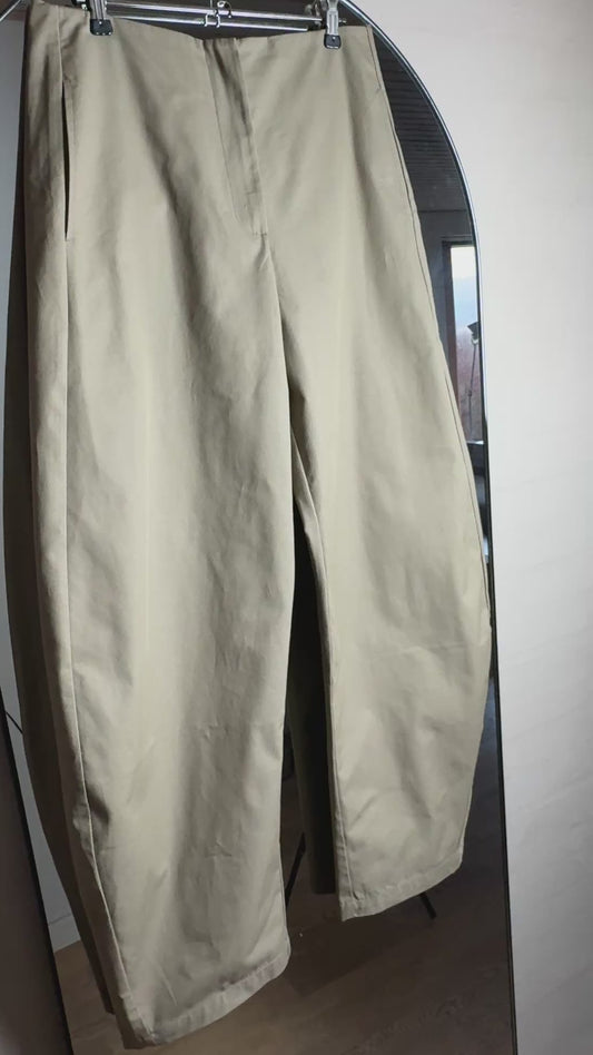 GEGO barrel pants Cotton Light Army
