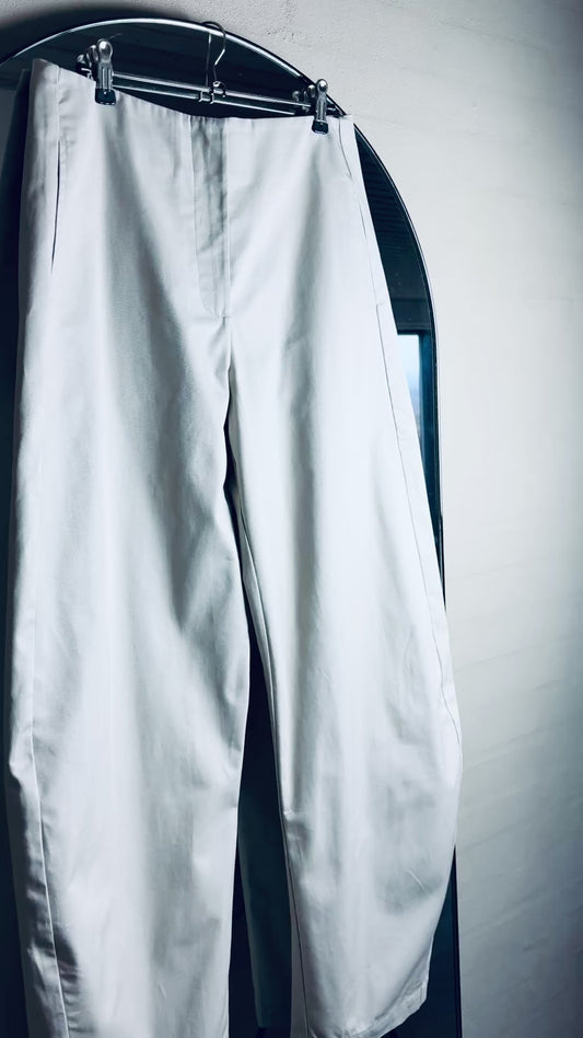 GEGO barrel pants Cotton Khaki